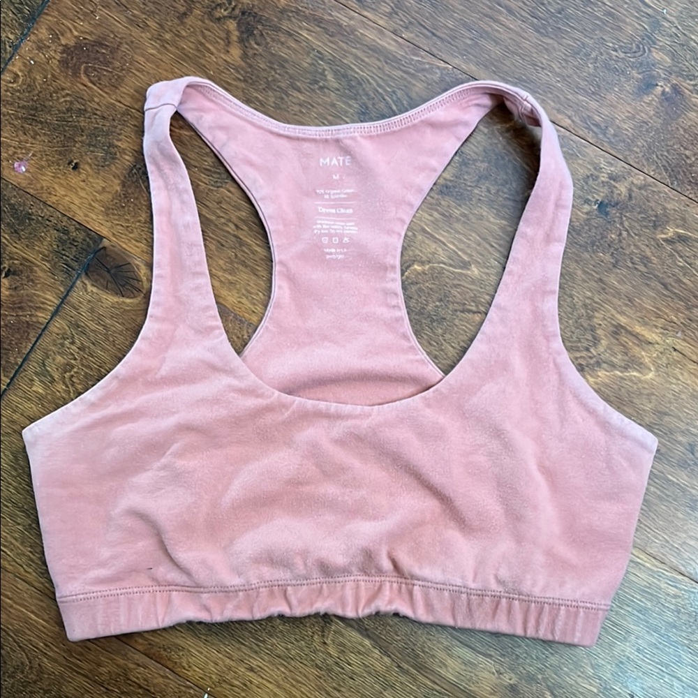 MATE the Label Pink Sports Bra Intimates & Sleepwear